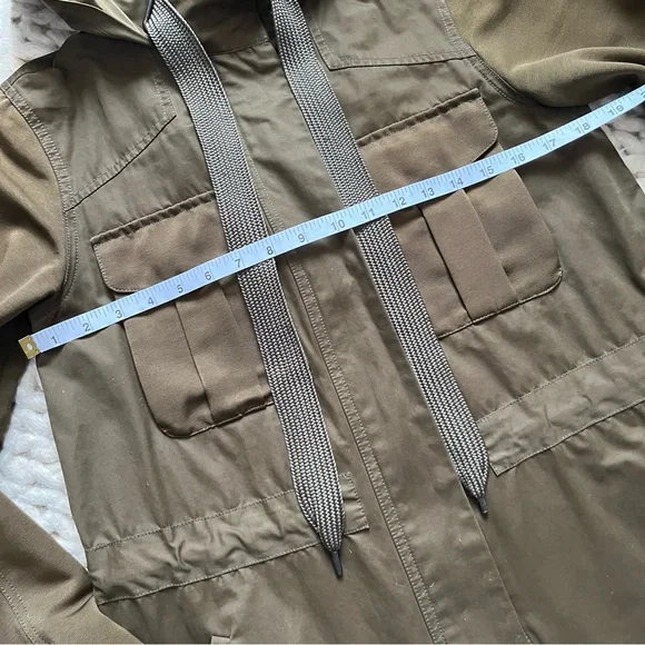 Vera Wang Olive Brown Hooded Jacket by Simply Vera | xsmall - Picture 13 of 16